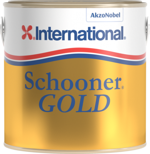 Interlux Schooner Gold Yacht Varnish - High Gloss Amber Finish Pint For Marine Wood Protection