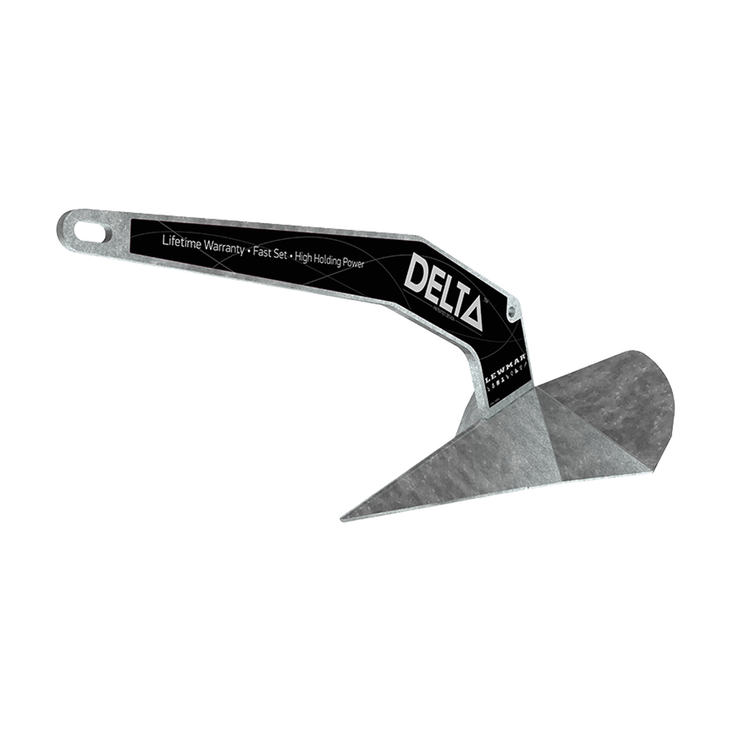 Delta Galvanised Anchor — Weight: 4kg/9lb