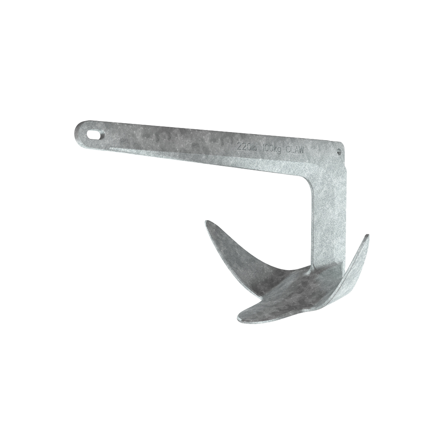 Claw Galvanised Anchor — Weight: 2kg/4.4lb