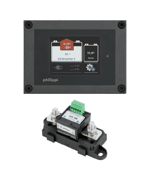 Philippi 71003210 - Battery Monitor BLS Set (Incl. SHE300)
