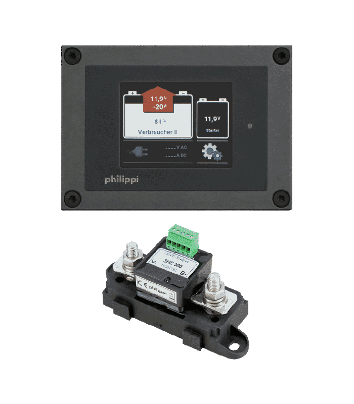 Philippi 71003210 - Battery Monitor BLS Set (Incl. SHE300)