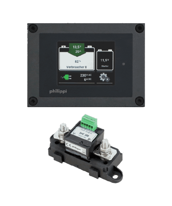 Philippi 71003220 - Battery Monitor BLS Set (Incl. SHE300+ACE-LIN)
