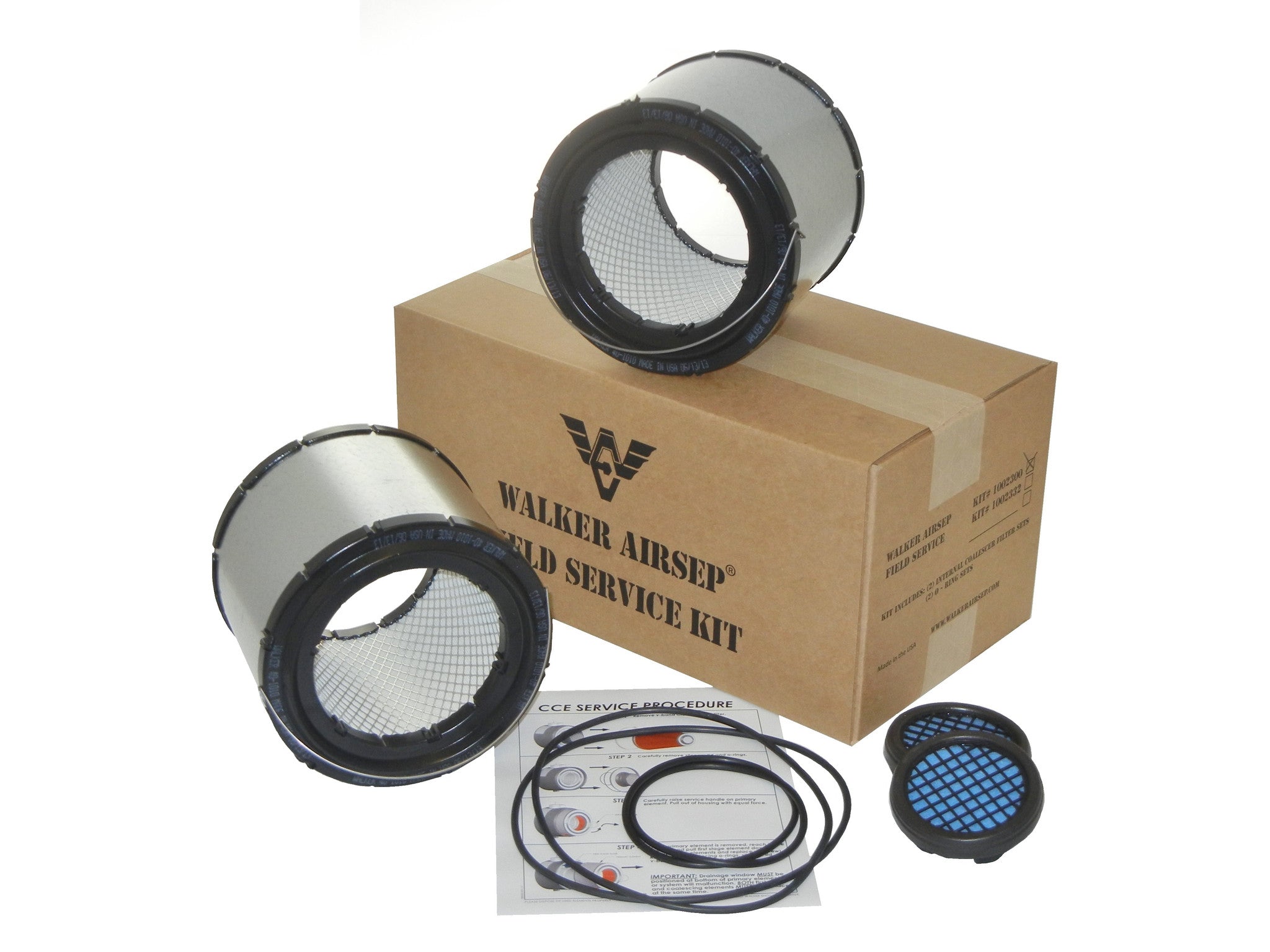 CCE FIELD SERVICE KIT 10″ XL AIRSEP COALESCER 2 PAK -Part# 1002300 (4″)