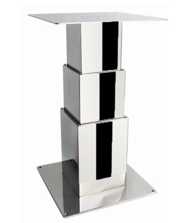 SUPPORTO TAVOLO ELETTRICO QUADRATO 20.18898A/INOX