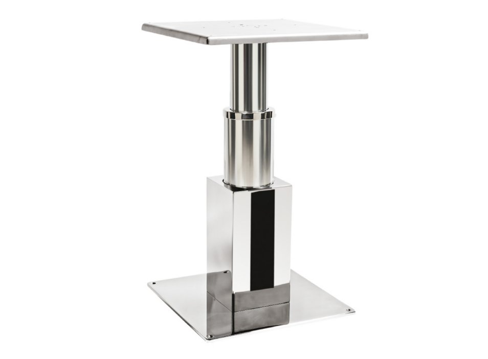 SUPPORTO TAVOLO ELETTRICO IN ACCIAIO E ALLUMINIO CON SEZ. QUADRA 20.18898A2/INOX