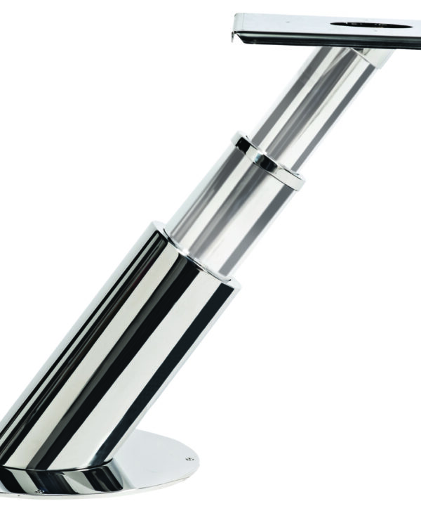 35° inclined table pedestal 20.18898E2/INOX