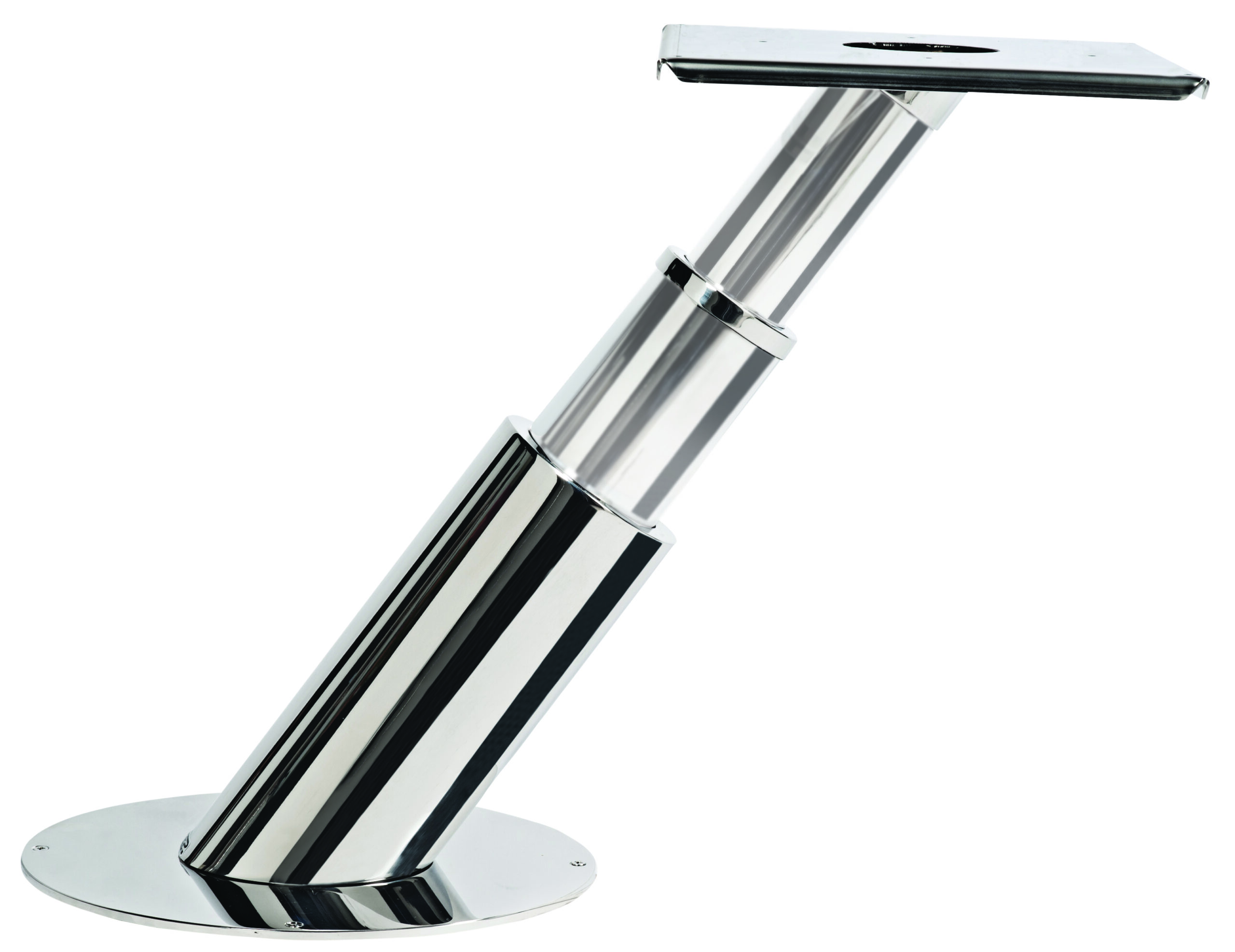 35° inclined table pedestal 20.18898E2/INOX