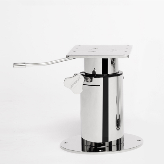 Manual seat pedestal 21.013B/NS INOX