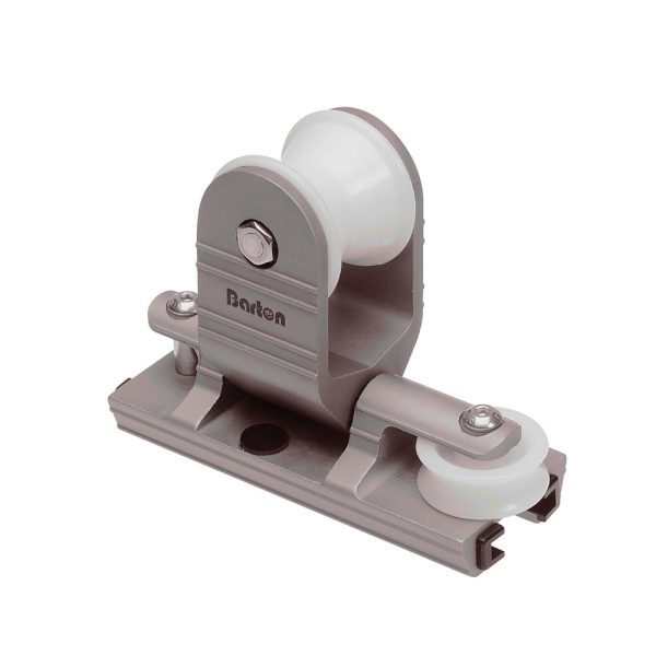 Towable Genoa Car 2:1 Purchase (25mm T Track) — Pa_colour: silver