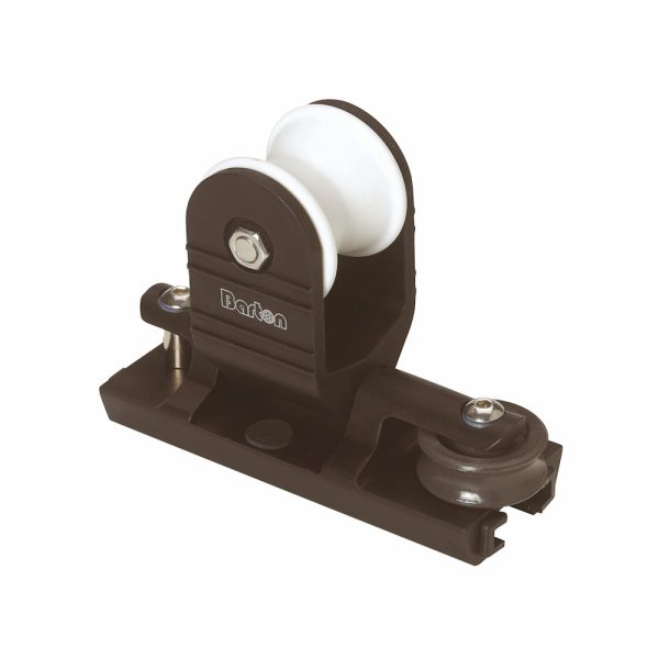 Towable Genoa Car 2:1 Purchase (25mm T Track) — Pa_colour: black