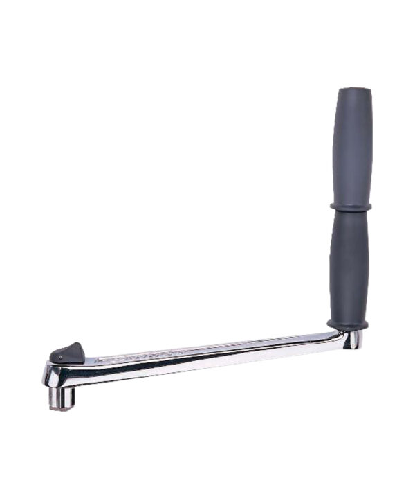 Lewmar Winch Handle — Variant: Locking, Double Grip | Size: 250mm (10″) | Finishes: Chrome