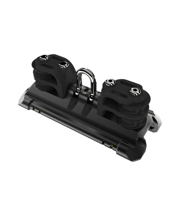 NTR TB Mainsheet Car With Shackle & 2 Double Control Line Sheaves — Size: Size 1
