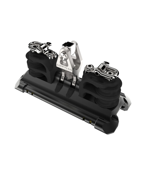 TB Car With Upstand, 2 Double CL Sheaves & Becket — Size: Size 2
