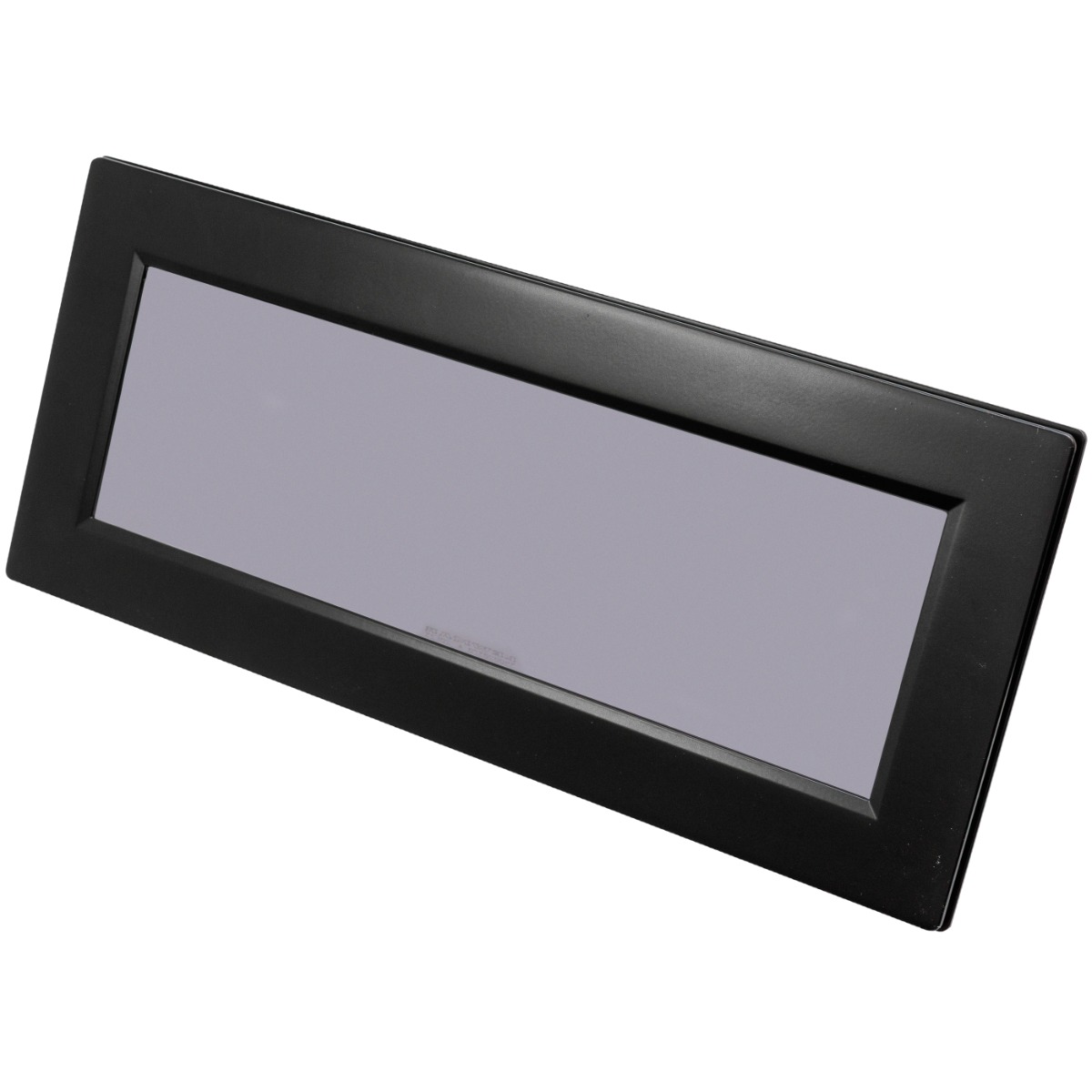 Flush Mitre Portlight — Size: Size 4 | Colour: Grey | Valance: AL | Opening: No | Finishes: Black Painted
