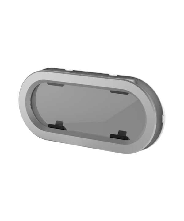 New Standard Portlight — Size: Size 7 (Round End) | Opening: Yes | Finishes: Silver