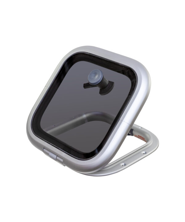 Low Profile Hatch — Size: Size 00 | Colour: Grey | Cut Outs: None | Variant: Friction Lever