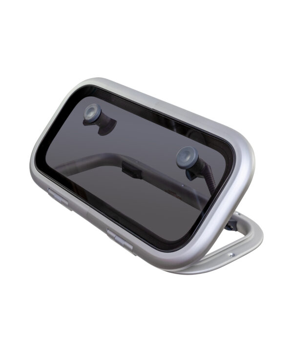 Low Profile Hatch — Size: Size 41 | Colour: Grey | Cut Outs: None | Variant: Friction Lever