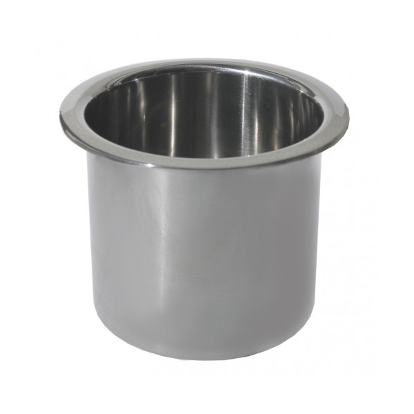Drink Holder w/Rim Gasket – 3″ Stainless Steel