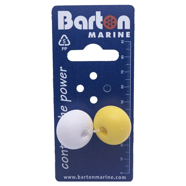 Rope Stoppers – Parrel Beads (6mm) — Pa_colour: yellow and white