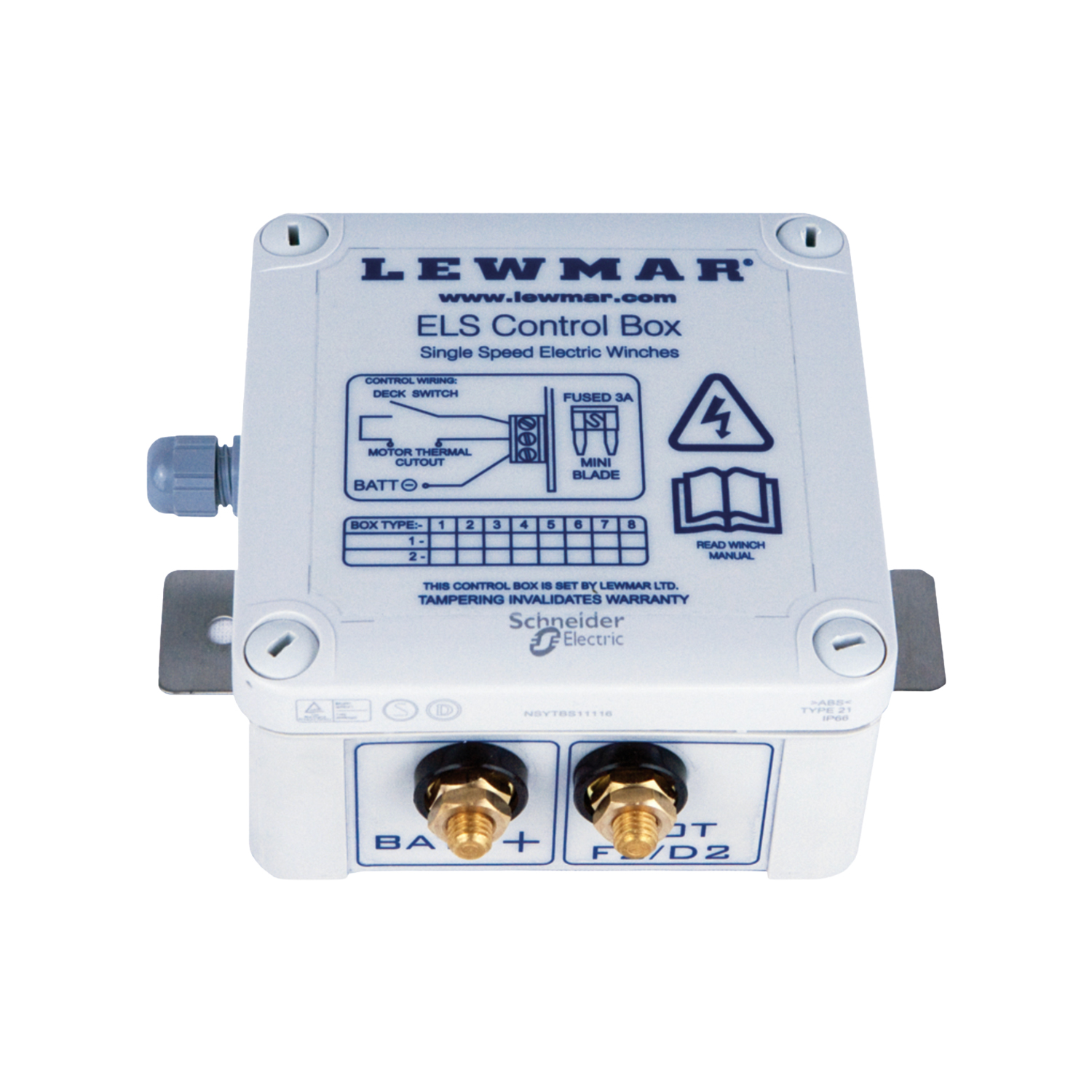 Electric Winch ELS Control Box — Size: 65ST | Power Source: 12V
