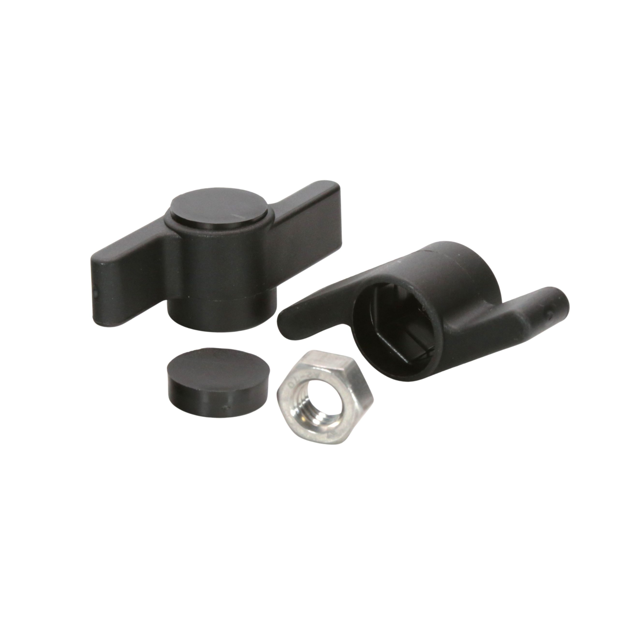 Plastic WIngnut Adaptors for M5 Nuts 52160 Pack of Two