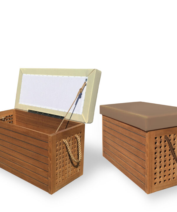 Marine trunk with fabric cover 60.143