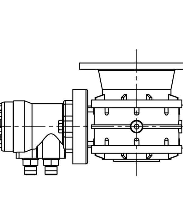 V-Series Motor Gearbox — Size: V6 | Variant: N/A | Motor Gearbox: Standard | Power Source: Hydraulic | Wattage: N/A