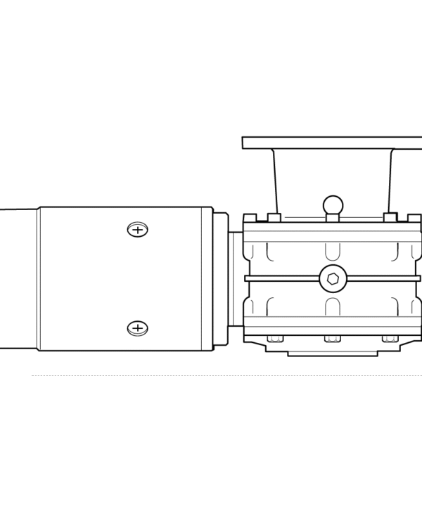V-Series Motor Gearbox — Size: V9 | Variant: Braked | Motor Gearbox: 3 Phase AC | Power Source: 400V | Wattage: 5.5KW