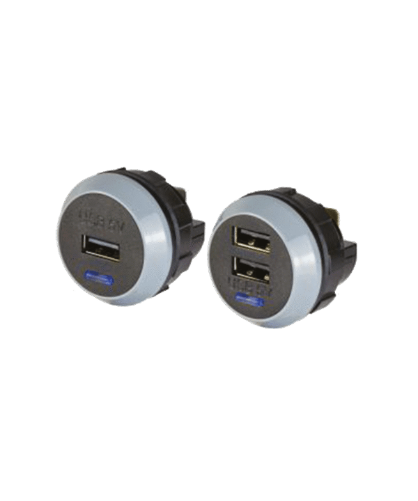 Philippi 700300250 - USB Built-in Double Charging Socket USD GW