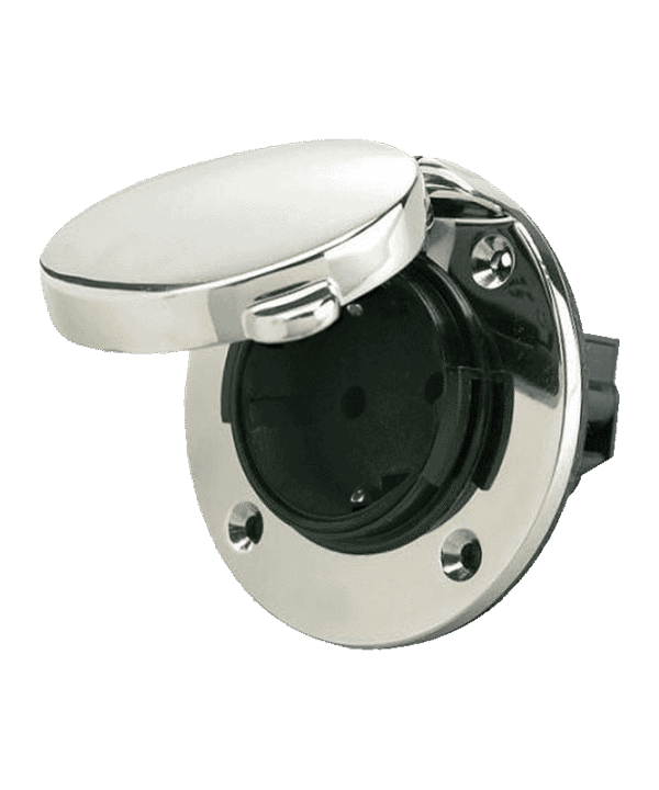 Philippi 700501623 - Stainless Steel Built-in Schuko Socket MP16-230