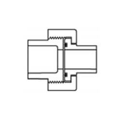 1 1/2″ CPVC SOCKET x SPIGOT w/FKM O-RING SCH 80 UNION