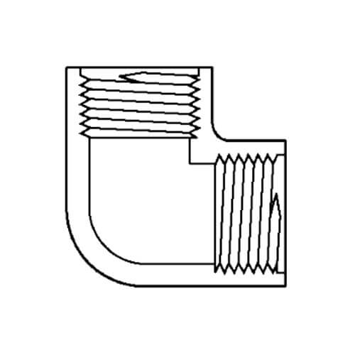 1 1/2″ CPVC FIPT SCH 80 ELL 90°