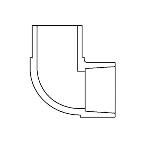 1/2″ CPVC SPIGOT x SOCKET SCH 80 STREET ELL 90°