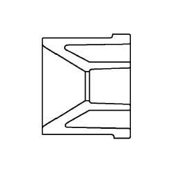 1″ SPIGOT x 1/2″ SOCKET CPVC SCH 80 REDUCER BUSHING