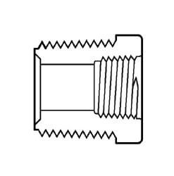 1″ MIPT x 3/4″ FIPT CPVC SCH 80 REDUCER BUSHING