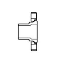 1 1/2″ CPVC SPIGOT SCH 80 FLANGE w/PLASTIC RING
