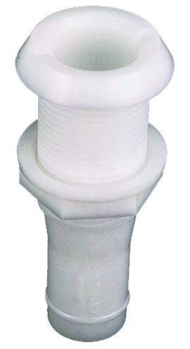 Thru-Hull Connection for Use with Hose