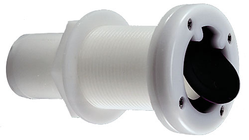Thru-Hull Scupper for Mounting through Transom