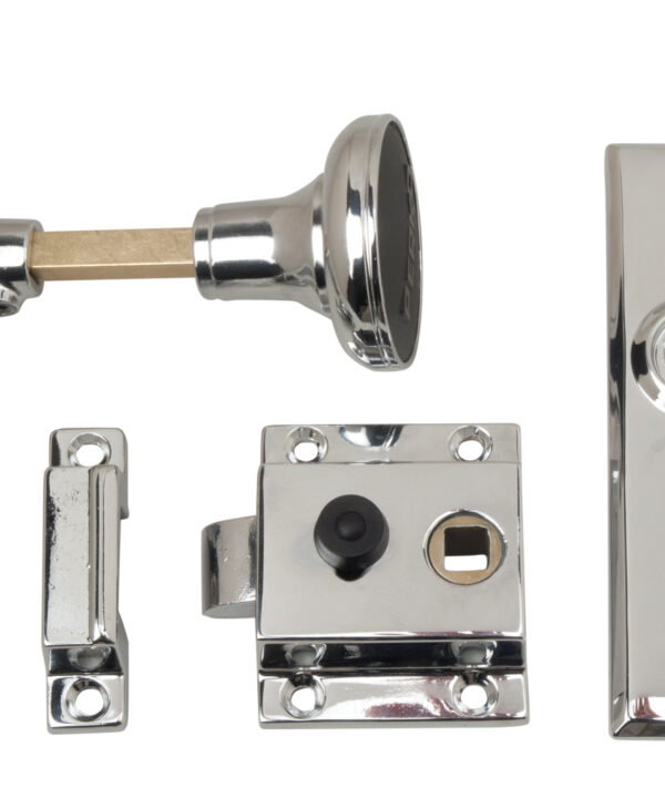Rim Latch Set - Reverse Bevel with Box Strike