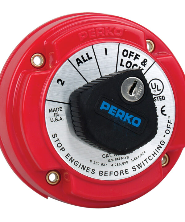 Medium Duty Battery Selector Switch with Key Lock