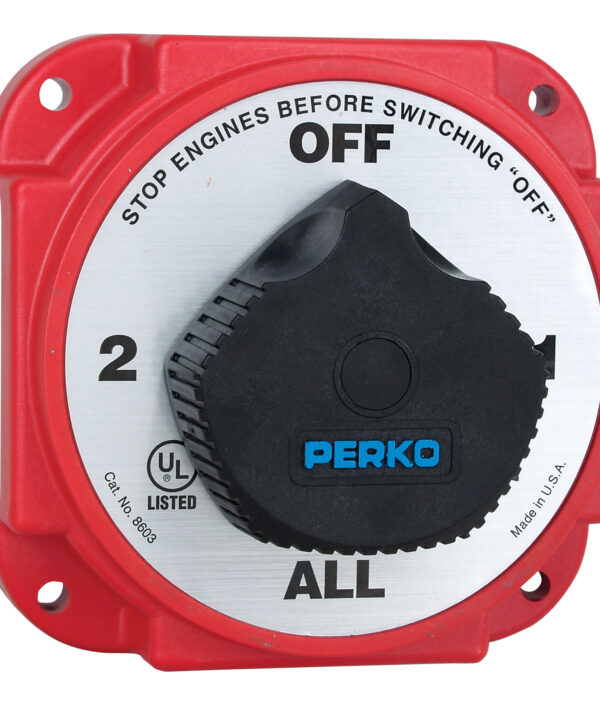 Heavy Duty Battery Selector Switch with Alternator Field Disconnect
