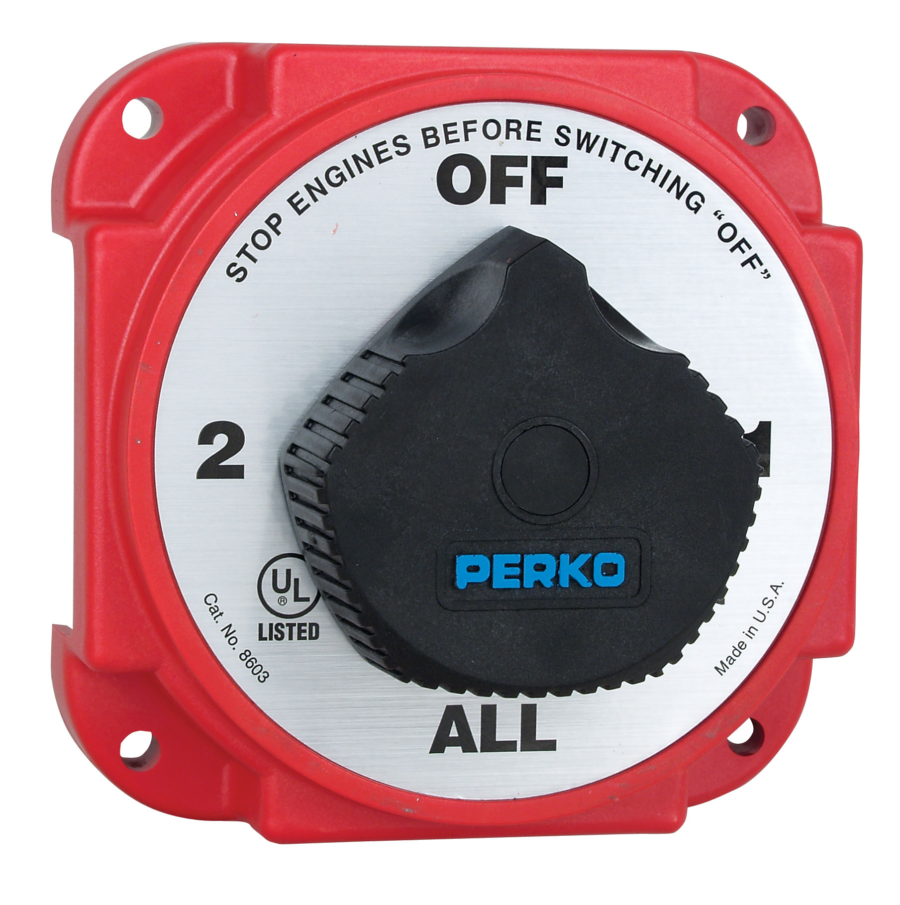 Heavy Duty Battery Selector Switch with Alternator Field Disconnect