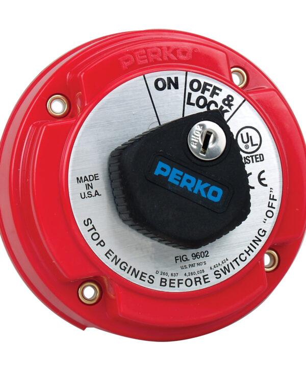 Medium Duty Main Battery Disconnect Switch with Key Lock