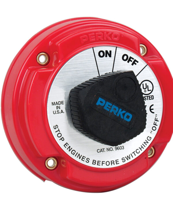 Medium Duty Main Battery Disconnect Switch with Alternator Field Disconnect