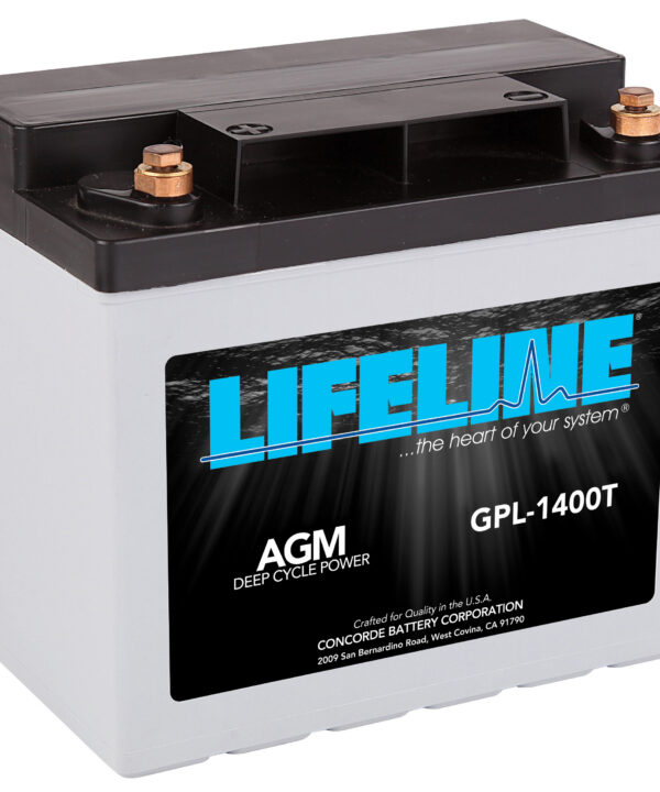 GPL-1400T AGM RV/Marine Battery