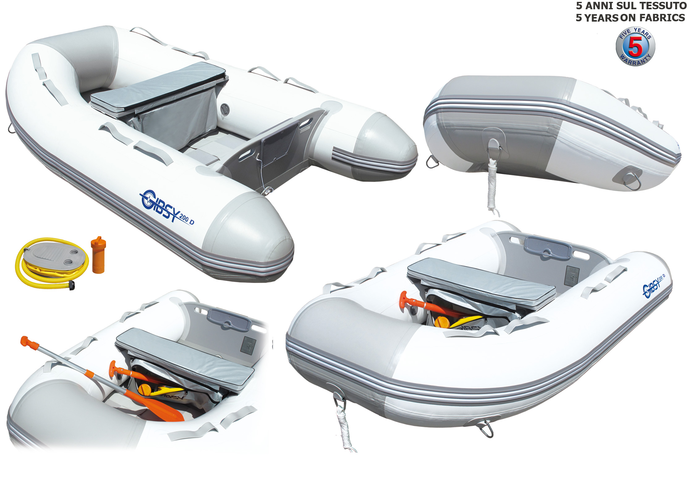Gibsy 249 “D” inflatable boat