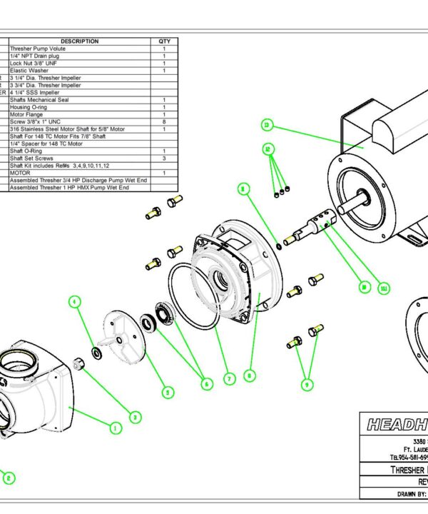 Thresher Housing O-Ring