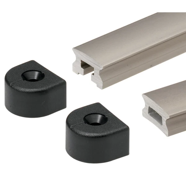 Track End Cap for Drilled and Bolt Track — Pa_track Size: size 1