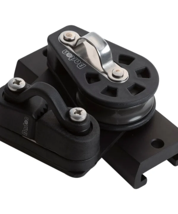 24mm I Section End Fitting with Sheave & Cleat