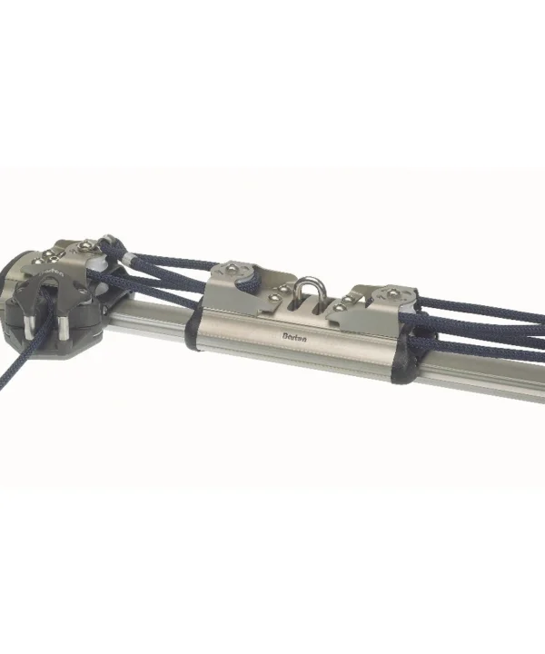 Mainsheet Recirculating System 4:1 Purchase, Size 3, 1.8m Sliding Bolt Track